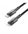 Tech-Protect UltraBoost Lightning / USB-C PD 20W 3A 2m cable - gray