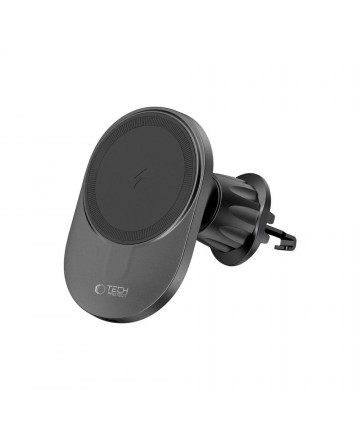 Tech-Protect MM15W-V1 Car Phone Holder with MagSafe 15W Inductive Charger for Air Vent - Black
