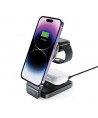 Tech-Protect QI15W-A28 MagSafe 3in1 Inductive Charger with Smartphone / Apple Watch / AirPods Stand - Black