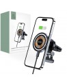 Tech-Protect MM15W-V5 Car Phone Holder with MagSafe 15W Inductive Charger for Air Vent - Black