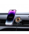Tech-Protect MM15W-V5 Car Phone Holder with MagSafe 15W Inductive Charger for Air Vent - Black