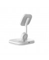 Tech-Protect QI15W-A27 3-in-1 inductive charger with MagSafe stand for smartphone / Apple Watch / AirPods - white