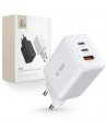 Tech-Protect C65W charger 2x USB-C PD 65W / USB-A QC 3.0 - white