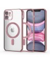 Tech-Protect MagShine Line MagSafe iPhone 11 Case - Pink