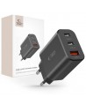 Tech-Protect NC30W charger 2x USB-C PD 30W / USB-A QC 3.0 - black