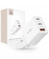 Tech-Protect NC30W charger 2x USB-C PD 30W / USB-A QC 3.0 - white