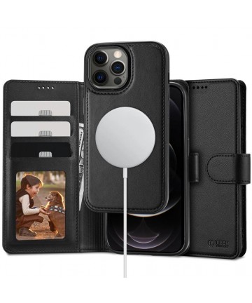 Tech-Protect Wallet MagSafe case for iPhone 12 / 12 Pro - black