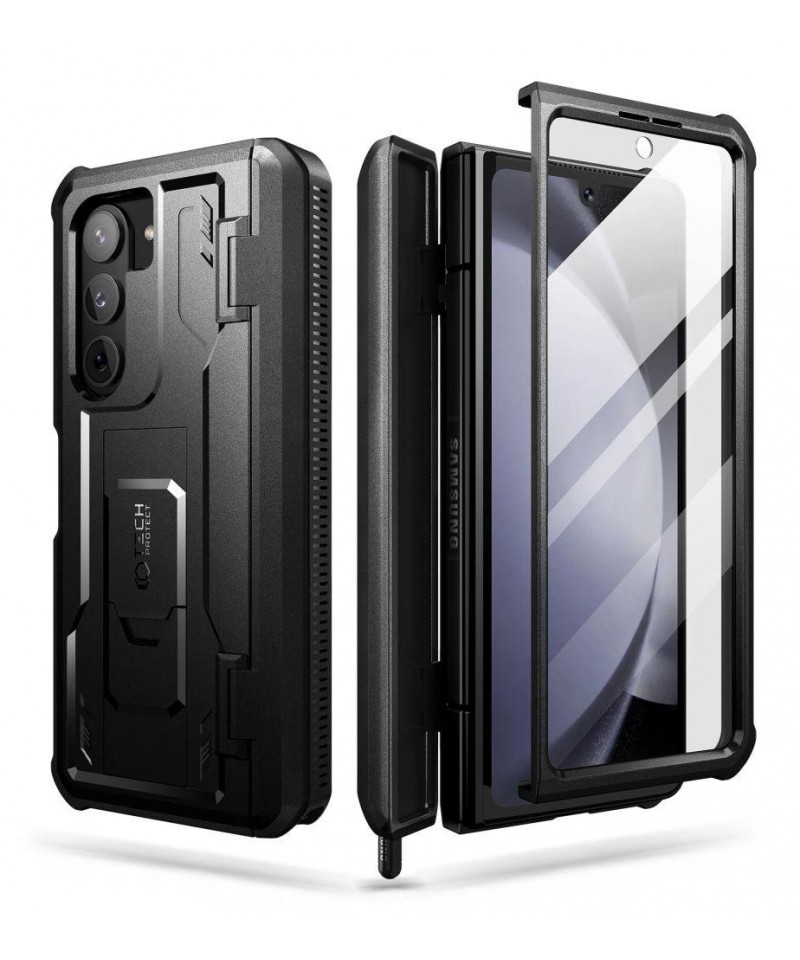 Tech-Protect Kevlar Pro Pen Case for Samsung Galaxy Z Fold 5 - Black