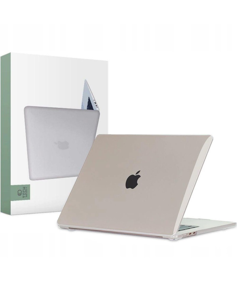 Tech-Protect SmartShell Case for MacBook Air 15" M2 / M3 / 2023-2024 - Transparent