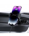 Tech-Protect CM15W-V1 Car Phone Holder with 15W Inductive Charger for Cockpit/Air Vent - Black