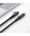Tech-Protect UltraBoost L Cable Lightning (angled) / USB-C (straight) PD 20W 3A 1m - gray