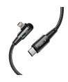 Tech-Protect UltraBoost L Cable Lightning (angled) / USB-C (straight) PD 20W 3A 1m - gray