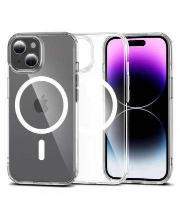 Tech-Protect FlexAir Hybrid MagSafe iPhone 15 Case - Clear