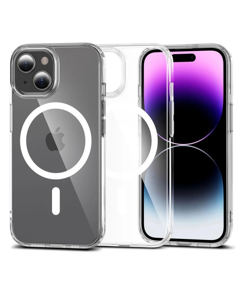 Tech-Protect FlexAir Hybrid MagSafe iPhone 15 Case - Clear