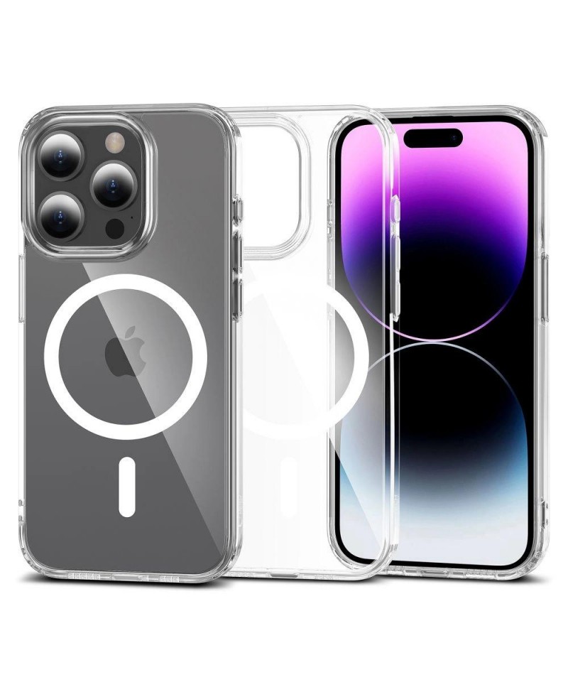Tech-Protect FlexAir Hybrid MagSafe Case for iPhone 15 Pro Max - Clear
