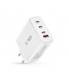 Tech-Protect NC100W-GAN charger GaN 3x USB-C PD 100W / USB-A QC 3.0 - white