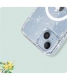 Tech-Protect FlexAir Hybrid MagSafe iPhone 15 Case - Clear Glitter