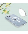 Tech-Protect FlexAir Hybrid MagSafe iPhone 15 Case - Clear Glitter