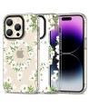 Tech-Protect MagMood MagSafe iPhone 15 Pro Max Case - White Daisies