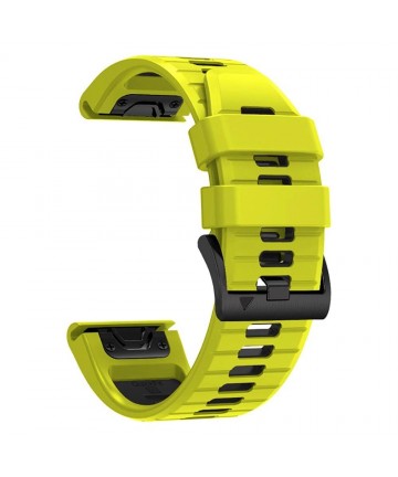 Tech-Protect IconBand Pro Strap for Garmin Fenix 3 / 5X / 3HR / 5X Plus / 6X / 6X Pro / 7X - Lime Black