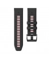 Tech-Protect IconBand Pro Strap for Garmin Fenix 3 / 5X / 3HR / 5X Plus / 6X / 6X Pro / 7X - Black/Red