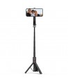 Tech-Protect L04S Bluetooth Selfie Stick with Tripod up to 95cm and 360 Head - Black