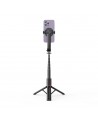 Tech-Protect L04S Bluetooth Selfie Stick with Tripod up to 95cm and 360 Head - Black