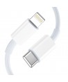 Tech-Protect C35W 2x USB-C PD 35W Wall Charger with USB-C / Lightning Cable - White