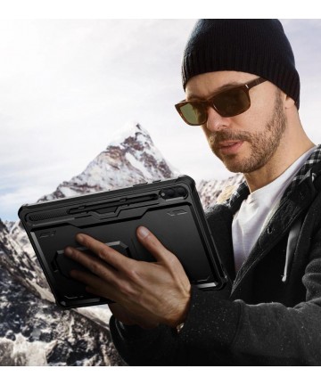 Tech-Protect Kevlar Pro Case for Samsung Galaxy Tab S9+ 12.4" X810 / X816B - Black