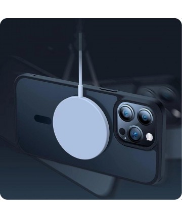 Tech-Protect MagMat MagSafe case for iPhone 15 Pro - titanium matte