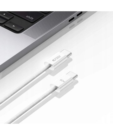 Tech-Protect UltraBoost Classic USB-C / USB-C PD cable 60W 3A 1m - white