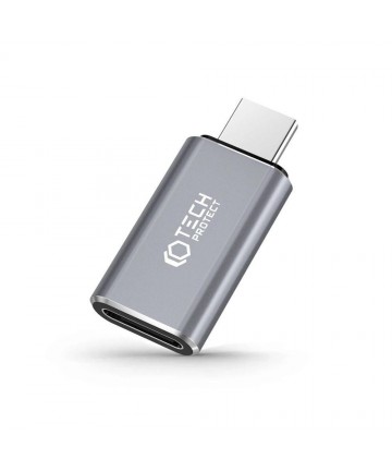Tech-Protect UltraBoost USB-C (Male) / Lightning (Female) Adapter - Gray