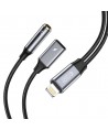 Tech-Protect UltraBoost Lightning (male) / mini jack 3.5mm (female) - Lightning (female) - black