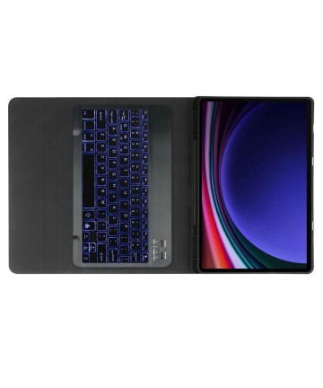 Tech-Protect SC Pen + Keyboard Case with Keyboard for Samsung Galaxy Tab S9 FE+ 12.4" X610 / X616B - Black