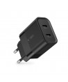Tech-Protect C20W charger 2x USB-C PD 20W - black