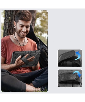 Tech-Protect Solid360 Case for Samsung Galaxy Tab A9 8.7 X110 / X115 - Black