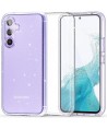 Tech-Protect FlexAir Hybrid Case for Samsung Galaxy S23 FE - Clear-Glitter