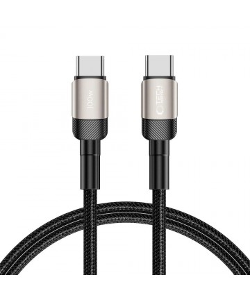 Tech-Protect UltraBoost Evo USB-C / USB-C PD cable 100W 5A 1m - titanium