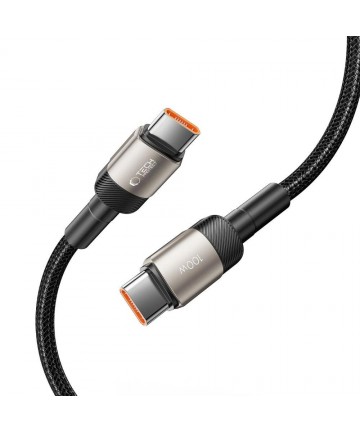 Tech-Protect UltraBoost Evo USB-C / USB-C PD cable 100W 5A 1m - titanium