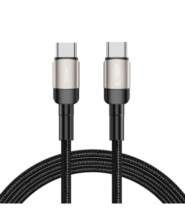 Tech-Protect UltraBoost Evo USB-C / USB-C PD cable 100W 5A 2m - titanium