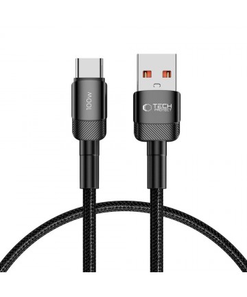 Tech-Protect UltraBoost Evo USB-C / USB-A cable 100W 5A 0.5m - black