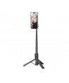 Tech-Protect L06S Bluetooth magnetic selfie stick with MagSafe, remote control, tripod up to 82cm and 360 head - black