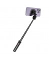 Tech-Protect L06S Bluetooth magnetic selfie stick with MagSafe, remote control, tripod up to 82cm and 360 head - black