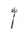 Tech-Protect L05S Bluetooth Selfie Stick with Tripod up to 105cm with LED Light - Black