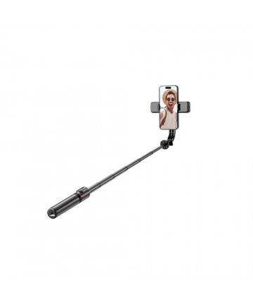 Tech-Protect L05S Bluetooth Selfie Stick with Tripod up to 105cm with LED Light - Black