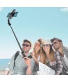 Tech-Protect L05S Bluetooth Selfie Stick with Tripod up to 105cm with LED Light - Black