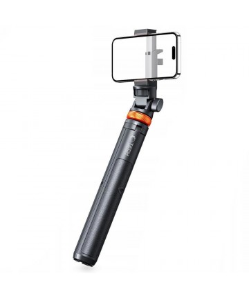 Tech-Protect L03S Bluetooth selfie stick with remote control, tripod up to 148cm and 180 head - white