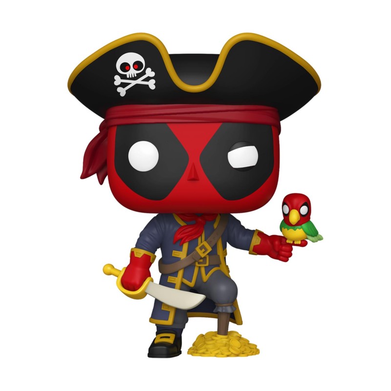 Funko Pop! Plus: Deadpool - Deadpool as Long John Silver 1493 Bobble-Head Vinyl Figure