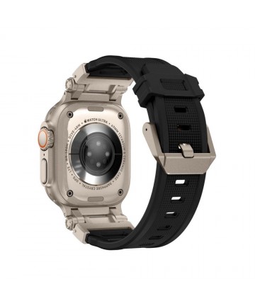 Tech-Protect Delta Pro Strap for Apple Watch 4 / 5 / 6 / 7 / 8 / 9 / SE / Ultra 1 / 2 (42/44/45/49 mm) - Black-Titanium