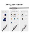 Tech-Protect UltraBoost 3in1 USB-A - Lightning / USB-C / micro USB 3.5A cable 1m - gray